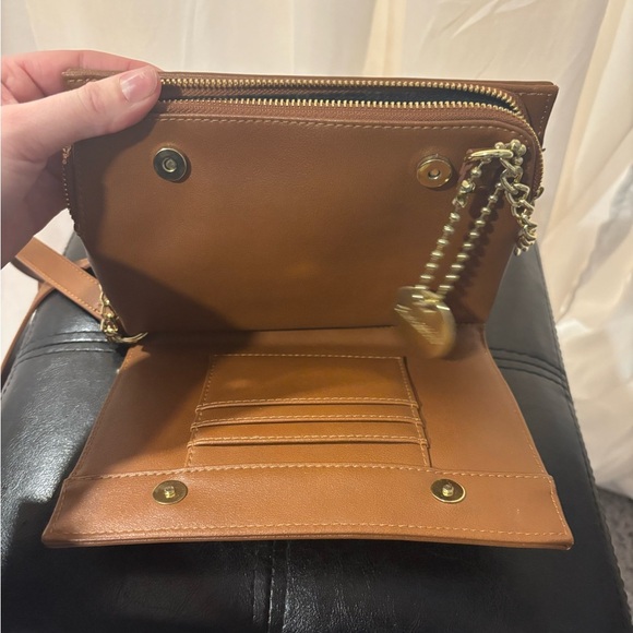 Steve Madden Monogram Crossbody Bag in Brown & Tan (Brand New) - Picture 7 of 7